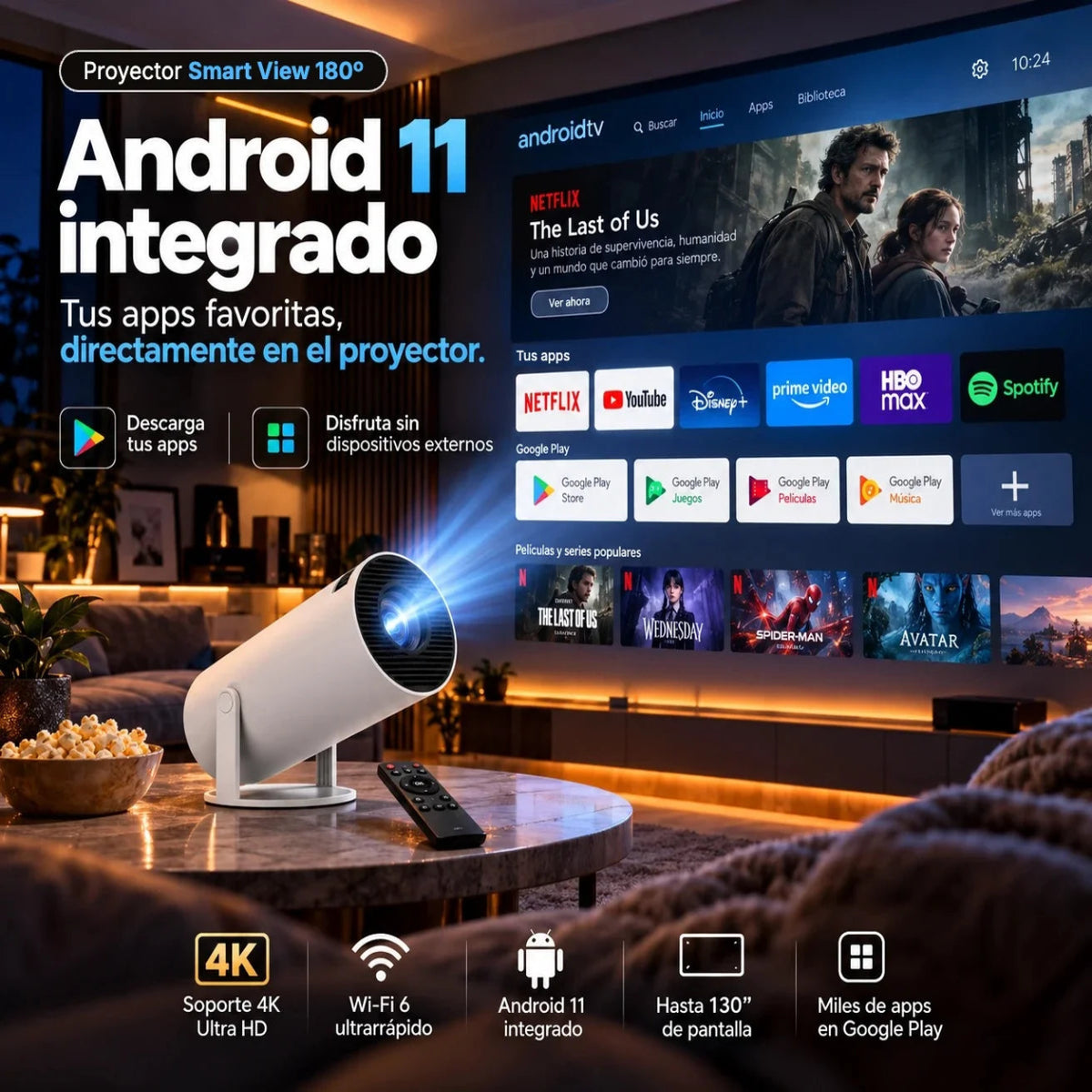 VisionGo™ Proyector Portátil