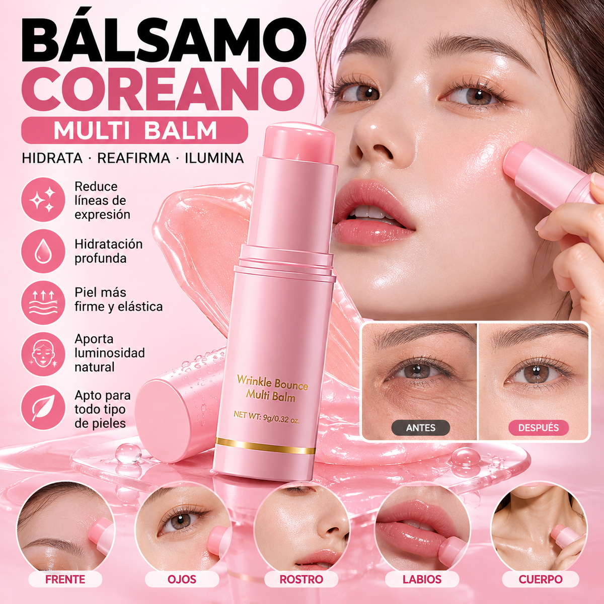 Bálsamo hidratante de colágeno para arrugas VITALIS