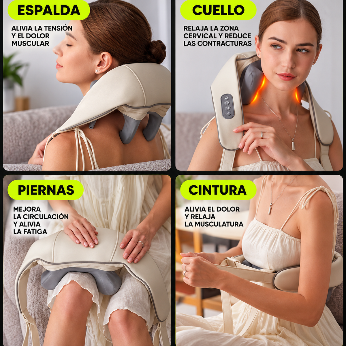 Masajeador de Cuello y Hombros 5D